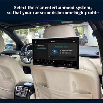 13,3-Дюймовый Автомобильный Подголовник Монитор Android IPS Сенсорный экран 1080P Видеоплеер на заднем сиденье автомобиля FM Bluetooth AirPlay HDMI