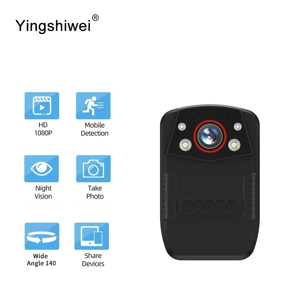 Yingshiwei Z2, Камеры для записи в один клик, Скрытый Видео-Аудиомагнитофон, Беспроводное наблюдение, Мини-полицейская камера для тела