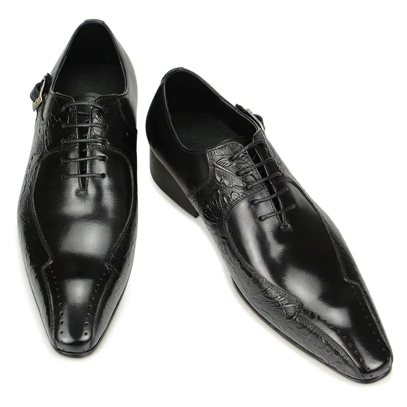 Высококачественная роскошная кожаная обувь ручной работы, мужская деловая официальная повседневная обувь, британские резные туфли с перфорацией типа 