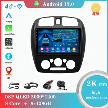 Android 12.0 для Mazda 323 BJ 2000-2003 Мультимедийный плеер Авторадио GPS Carplay 4G WiFi DSP Bluetooth