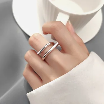 Trustdavis, настоящее 100% Серебро 925 Пробы, Модное Нерегулярное Коктейльное кольцо Для женщин, Свадебная вечеринка S925, ювелирные изделия DA1166