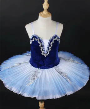Балетная Танцевальная юбка Для девочек 2023 Новая Высококачественная Элегантная Балетная Одежда-пачка с Лебедем, Детская Балетная Танцевальная юбка