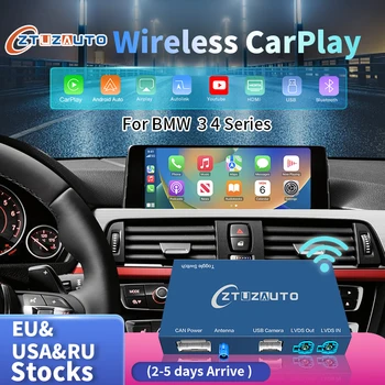 Беспроводной CarPlay для BMW 3-4 серии F30 F31 F32 F33 F34 F35 F36 2012-2020, с функцией Android Mirror Link AirPlay Car Play