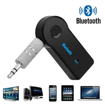 Беспроводной автомобильный Bluetooth-приемник Адаптер P2 Музыкальный вызов Звук 3,5 мм аудио Bluetooth Pour Voiture MP3 FM Музыкальный передатчик