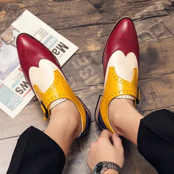 Бренд MAEDEF, мужская кожаная официальная деловая обувь, Мужские офисные туфли на плоской подошве, Оксфорды, дышащие вечерние туфли на годовщину свадьбы