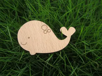 булавки happy whales, милые дизайнерские деревянные броши