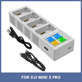Зарядное устройство 4 в 1 для DJI Mini 3 PRO/Mini 3, зарядное устройство для концентратора, Быстрое зарядное устройство для полета, аксессуары для дронов