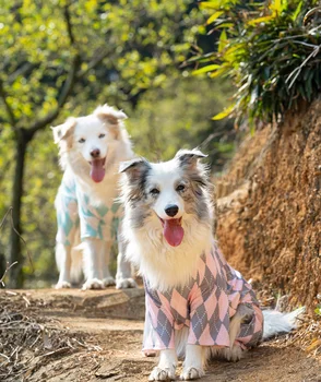 Классная тонкая летняя домашняя одежда для больших собак, дышащая, против выпадения волос, защита от солнца