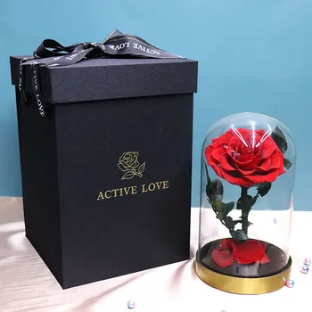 Подарочная коробка + Роза 