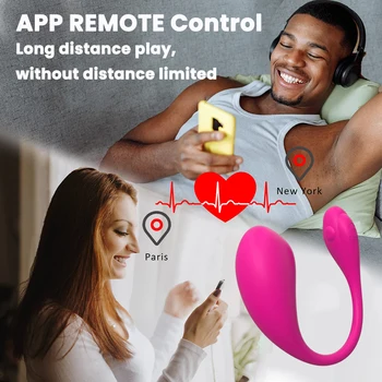 Приложение для управления Дилдо вибратором Секс-игрушки для женщин Bluetooth Вибрирующее яйцо для женской мастурбации Вибраторы для женщин Сексуальные
