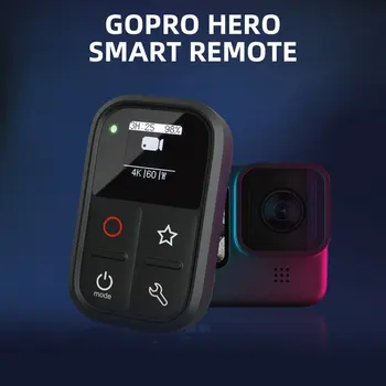 Пульт дистанционного управления для GoPro Hero 11 10 9 8 Max с креплением на палку и запястье Bluetooth Smart Remote совместим с hero10