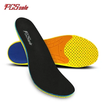 Спортивные стельки PCSsole EVA с супинатором, ортопедические вставки для мужской кожаной обуви, баскетбольная стелька с эффектом памяти, мужская обувь